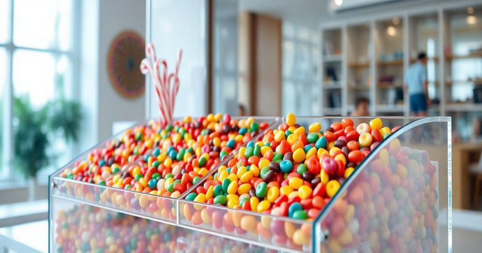 Expositor para doces em acr&iacute;lico: 7 raz&otilde;es para usar