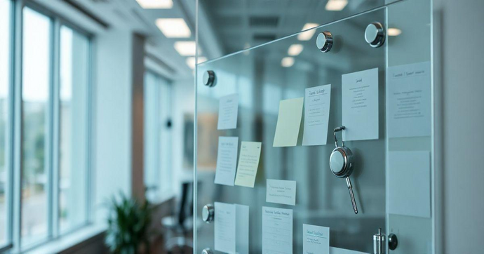 Quadro de Avisos Acr&iacute;lico: Praticidade e Estilo