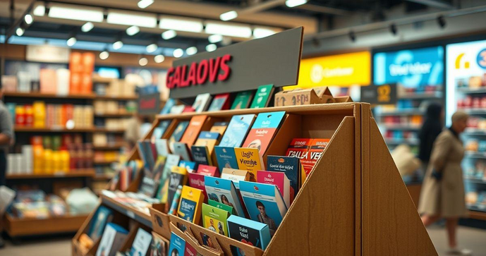 Display de papel&atilde;o: como utilizar para potencializar suas vendas