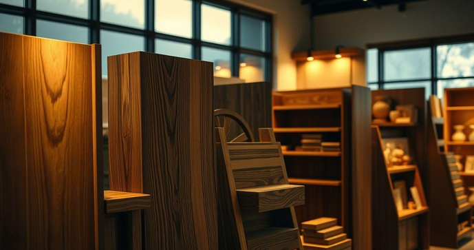 Display de Madeira: Estilo e Funcionalidade