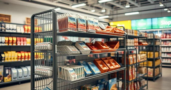 Expositor de Arame &eacute; a Solu&ccedil;&atilde;o Ideal para Organizar e Exibir Seus Produtos com Estilo