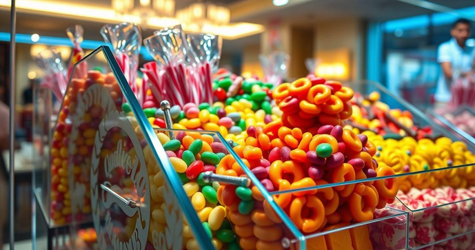 Expositor de doces acr&iacute;lico &eacute; a solu&ccedil;&atilde;o ideal para encantar seus clientes e valorizar suas del&iacute;cias