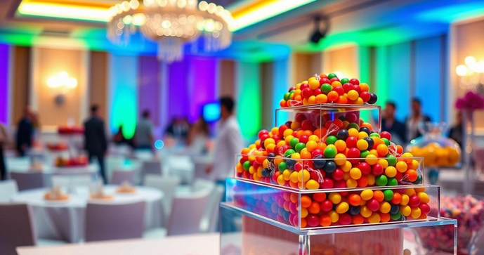 Expositor para doces em acr&iacute;lico &eacute; a solu&ccedil;&atilde;o ideal para destacar suas del&iacute;cias