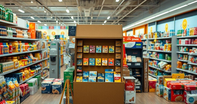 Como Criar Displays de Papelão para Aumentar suas Vendas