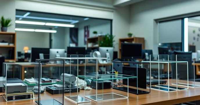 Como Escolher o Suporte Acr&iacute;lico para Mesa Ideal para Seu Ambiente