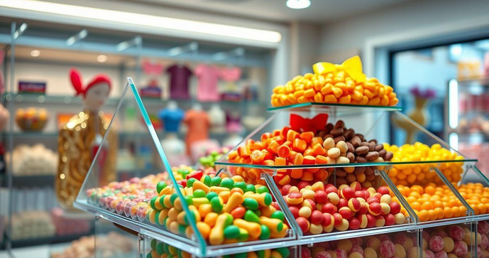 Expositor acr&iacute;lico para doces &eacute; a solu&ccedil;&atilde;o ideal para destacar suas del&iacute;cias