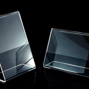 display de acrílico para parede